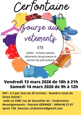 Bourse aux vêtements en Belgique - Wekty