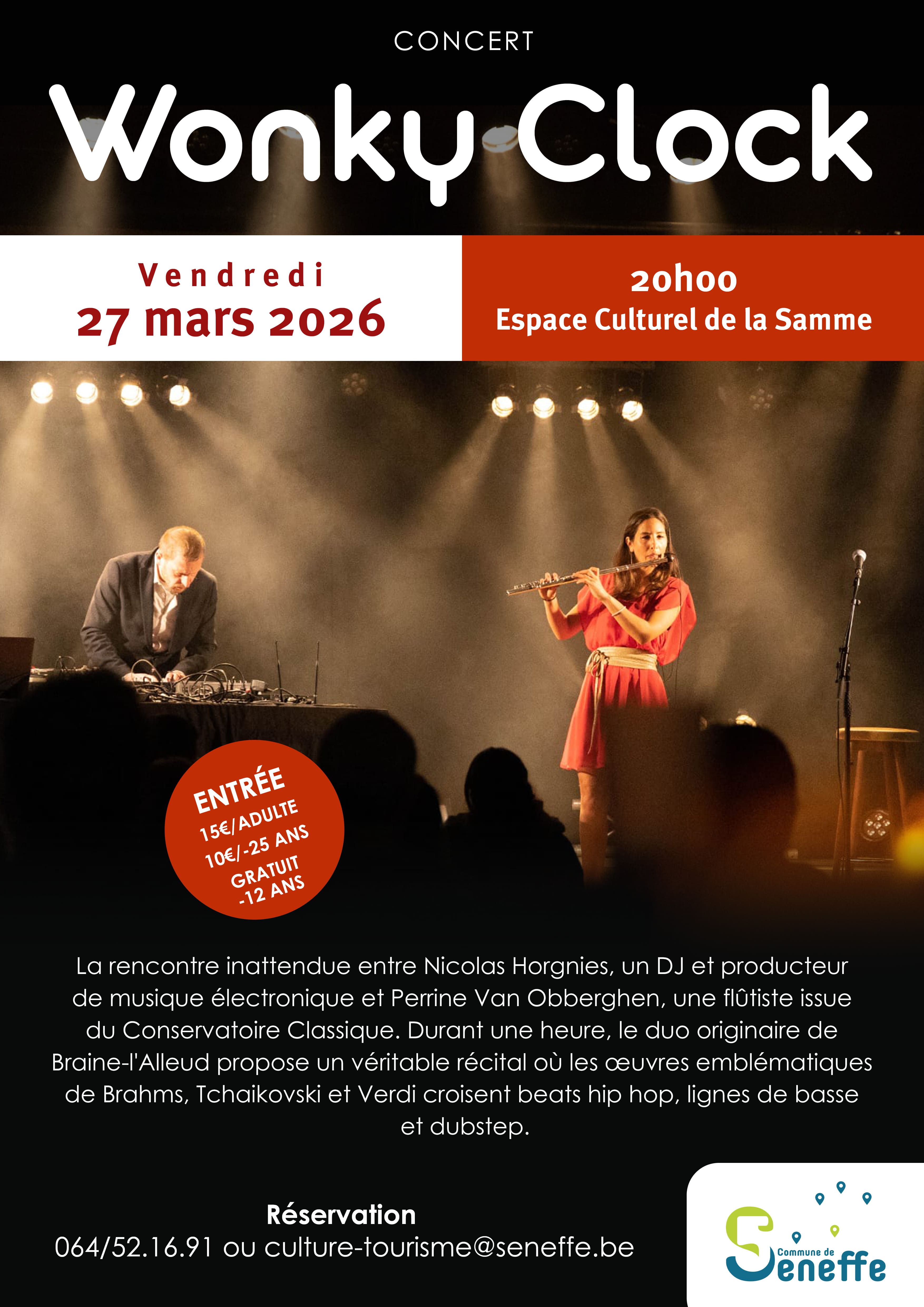 Wonky Clock à Seneffe - Concert / Spectacle - Wekty