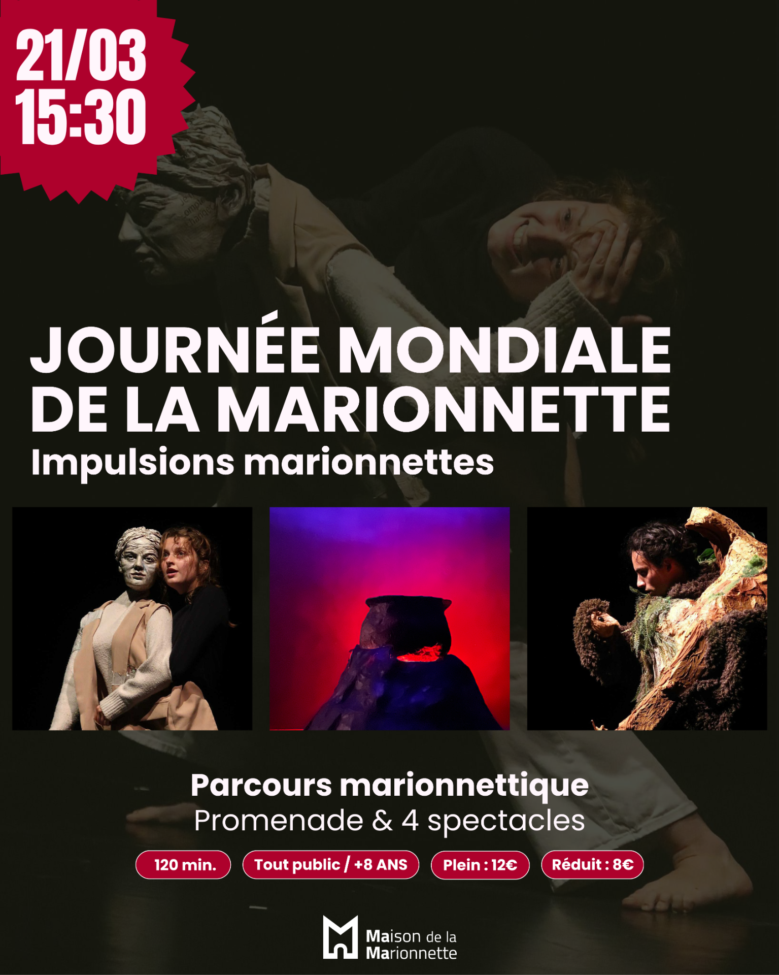Parcours marionnettique : Impulsions Marionnettes en Belgique - Wekty
