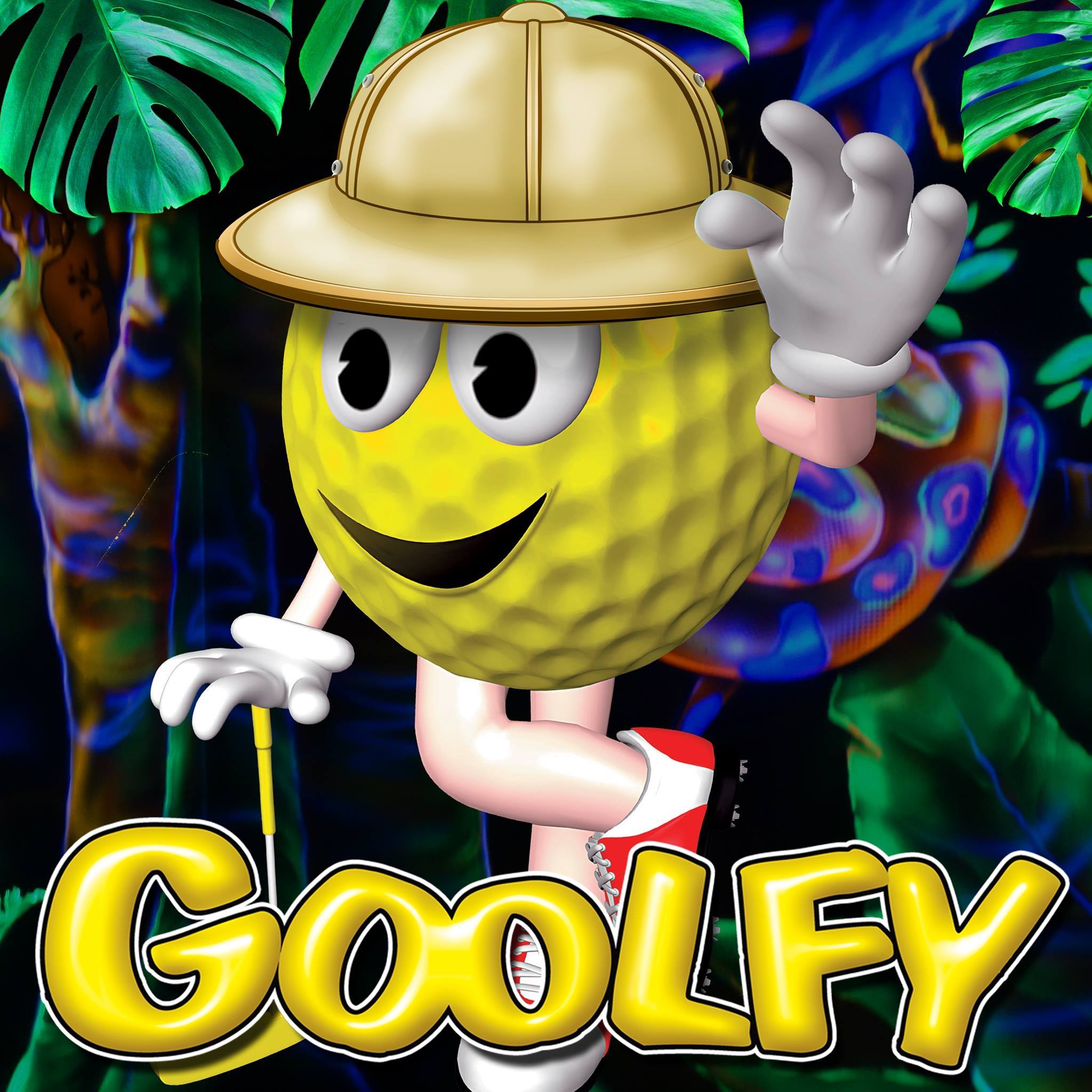 Jungle Goolfy - parcours de minigolf fluorescent indoor en Belgique - Wekty