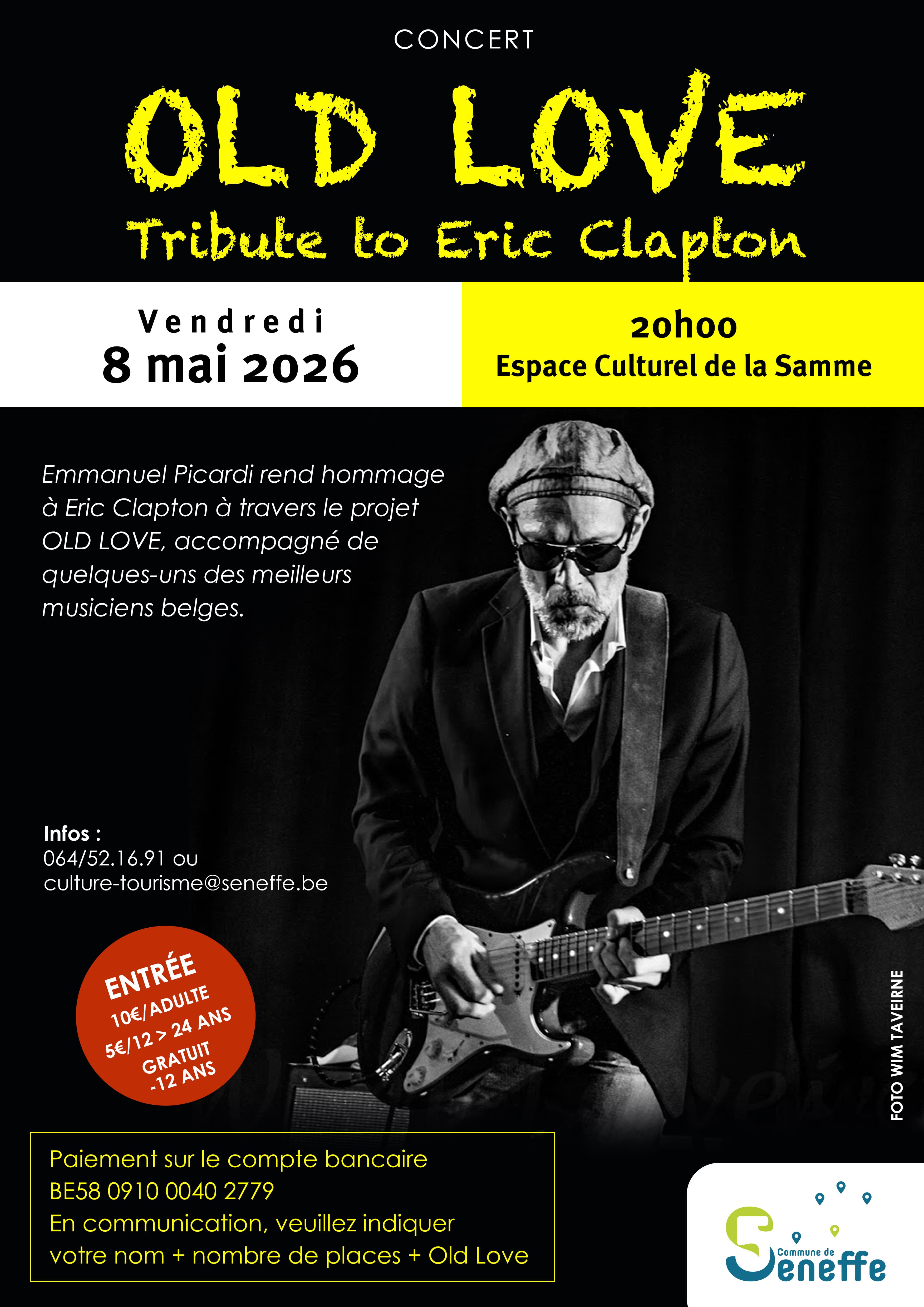 Old Love - Tribute Eric Clapton en Belgique - Wekty
