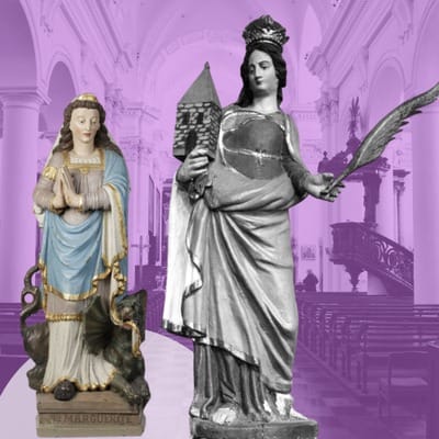 Visite-conférence “Le tragique destin de Ste Marguerite, Ste Barbe et Ste Catherine“ à Amay - Conférence - Wekty