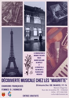 Découverte musicale chez les Magritte à Châtelet - Culture - Wekty
