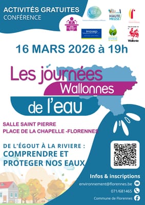 Conférence - Comprendre et protéger nos eaux en Belgique - Wekty