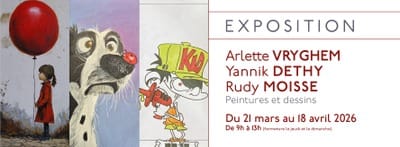 Exposition : Arlette Vryghem, Yannik Dethy & Rudy Moisse à Wellin - Expo / Salon - Wekty