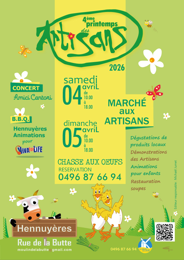 Le 4ème Printemps des Artisans à Hennuyères - Fête locale / Kermesse - Wekty