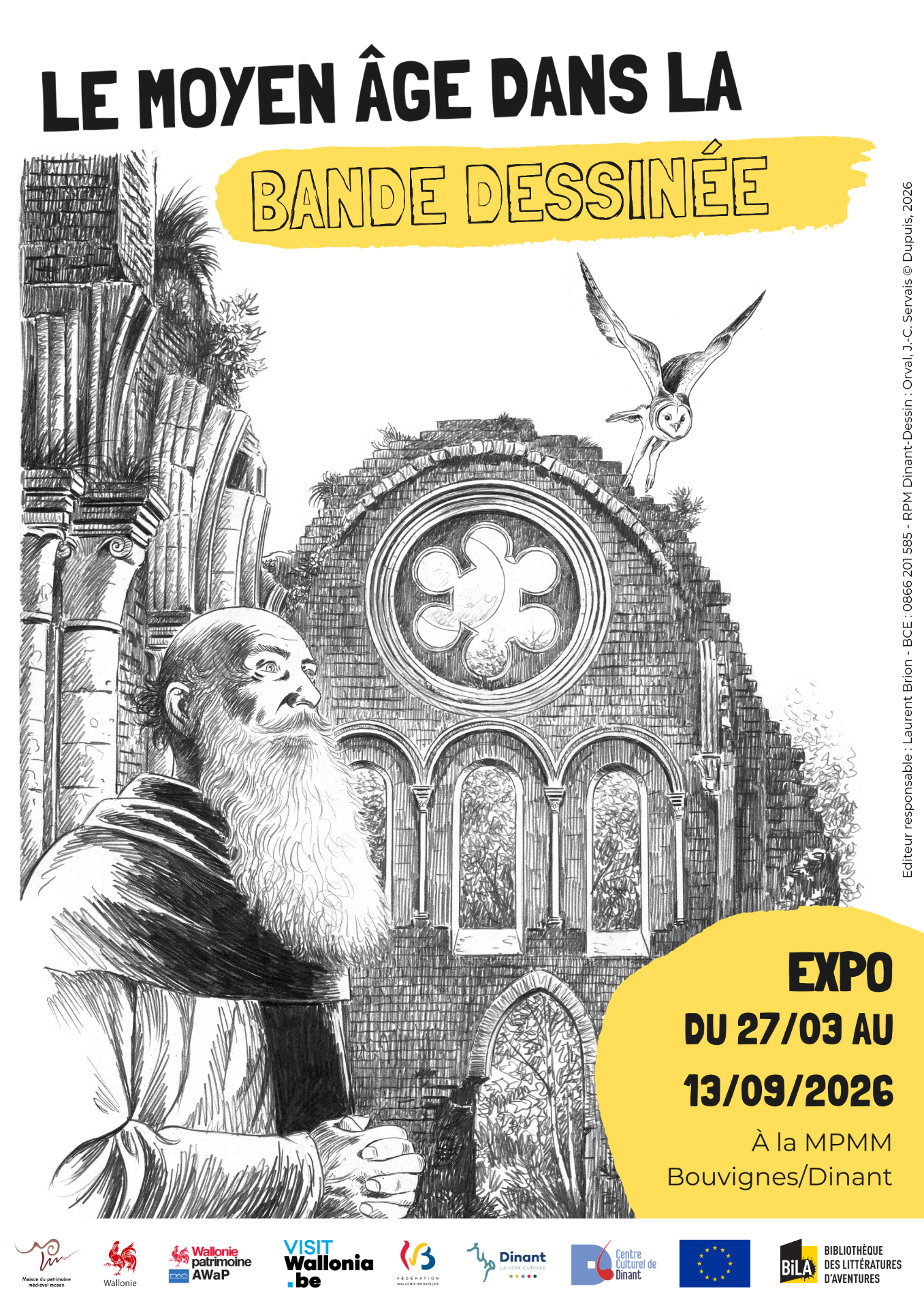 Exposition temporaire : Le Moyen Âge dans la bande dessinée à Dinant - Expo / Salon - Wekty