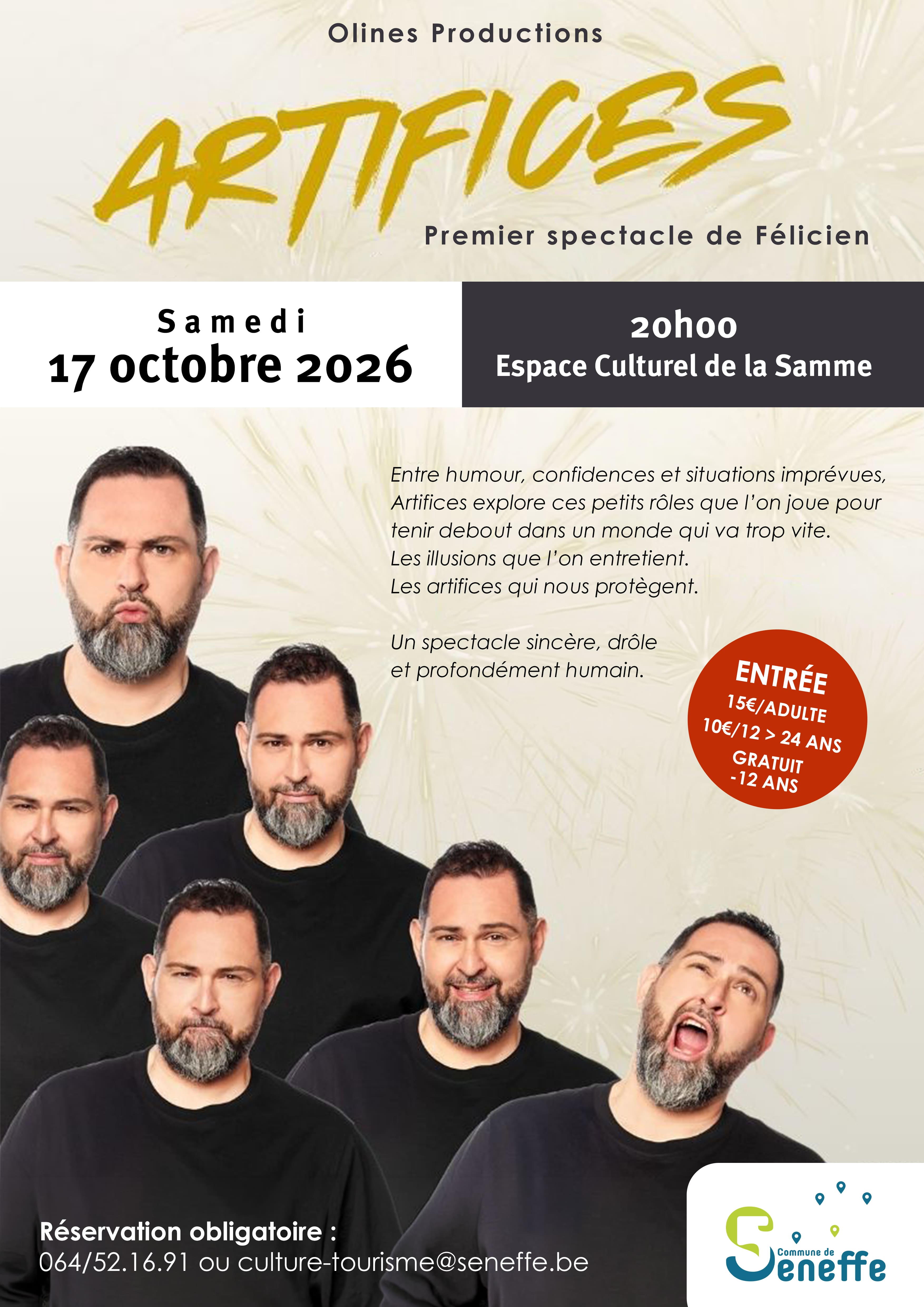 Artifices - Le premier spectacle de Félicien en Belgique - Wekty