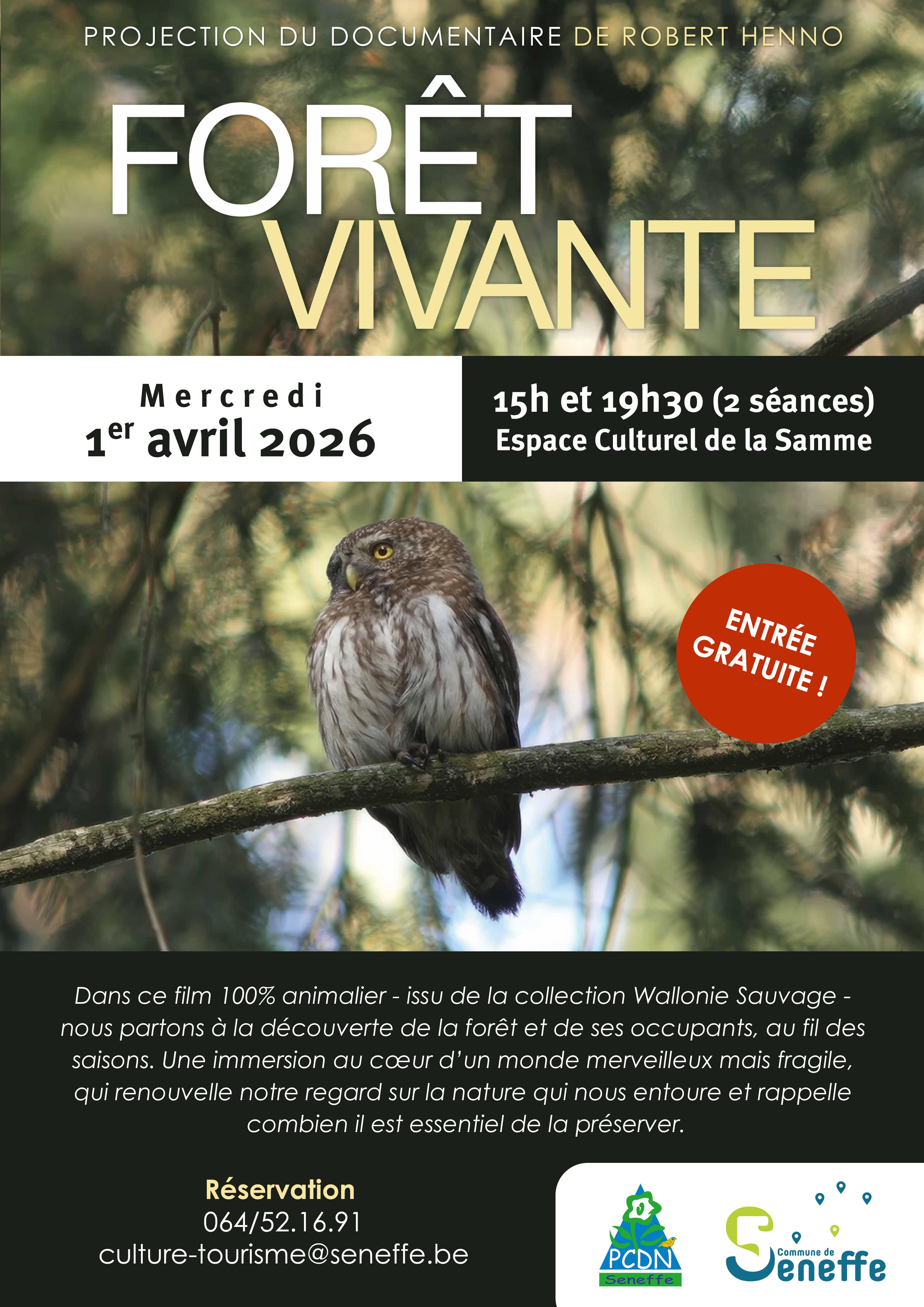 Forêt vivante à Feluy - Projection / Cinéma - Wekty