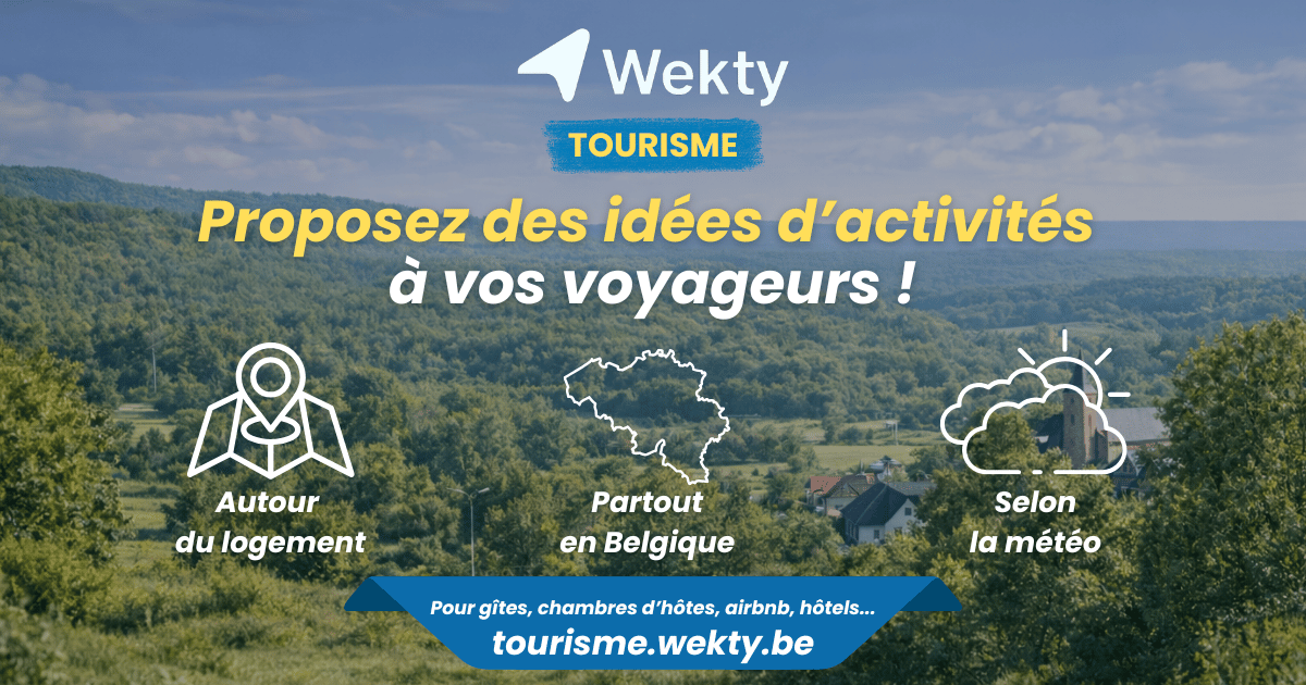 Wekty Tourisme : proposer facilement des idées d’activités à vos voyageurs (gîte, chambre d’hôtes, Airbnb)